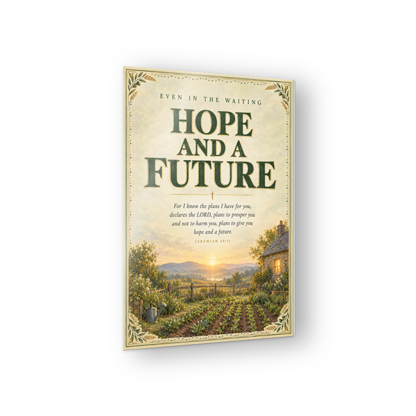 Hope And A Future Jeremiah 29:11 faith acrylic wall sign