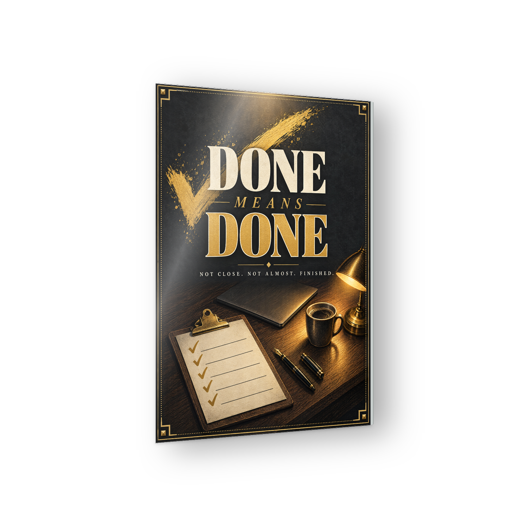 Done Means Done