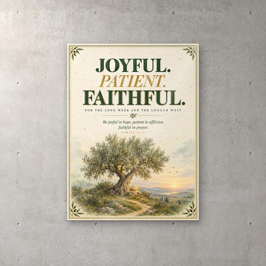 Joyful. Patient. Faithful.