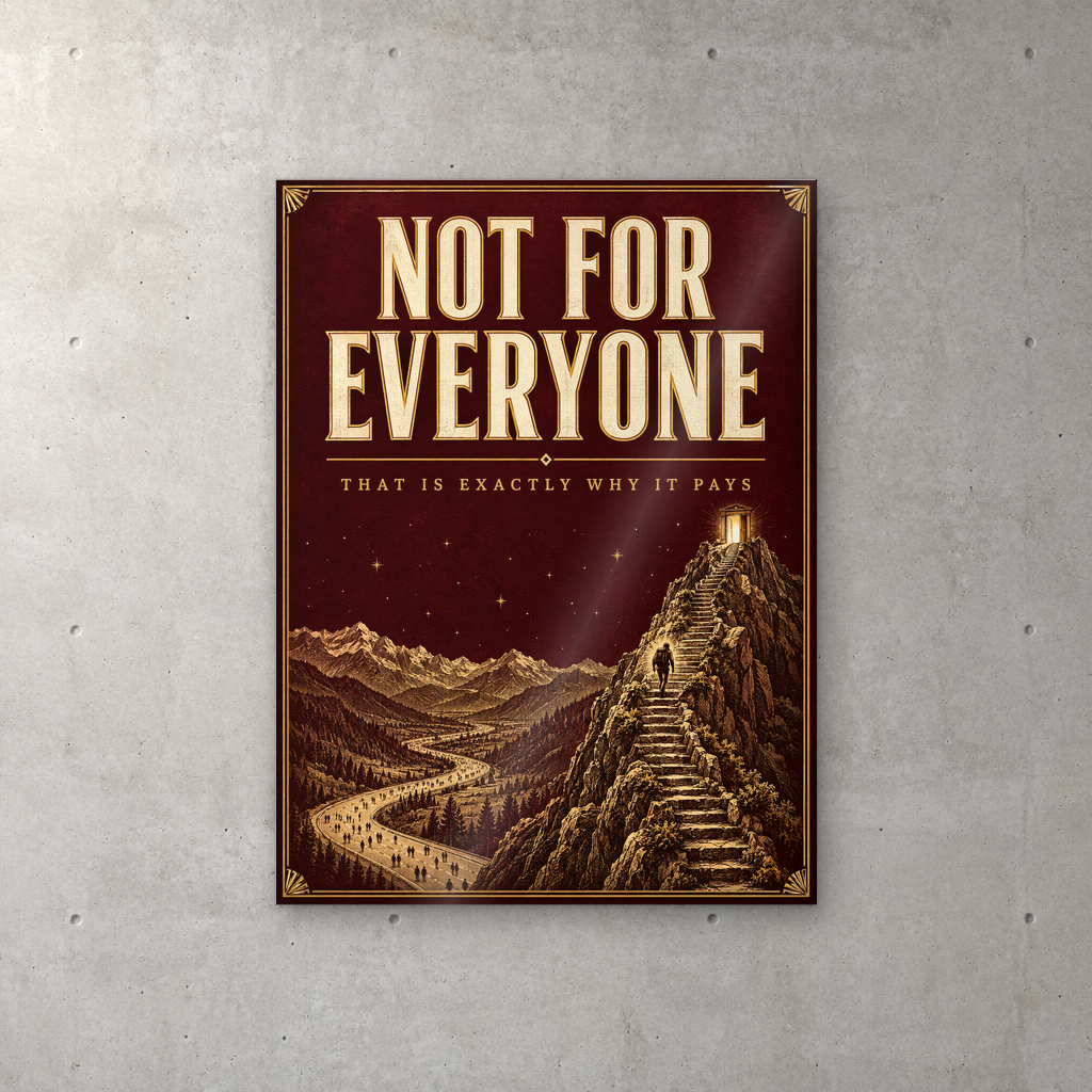Not For Everyone