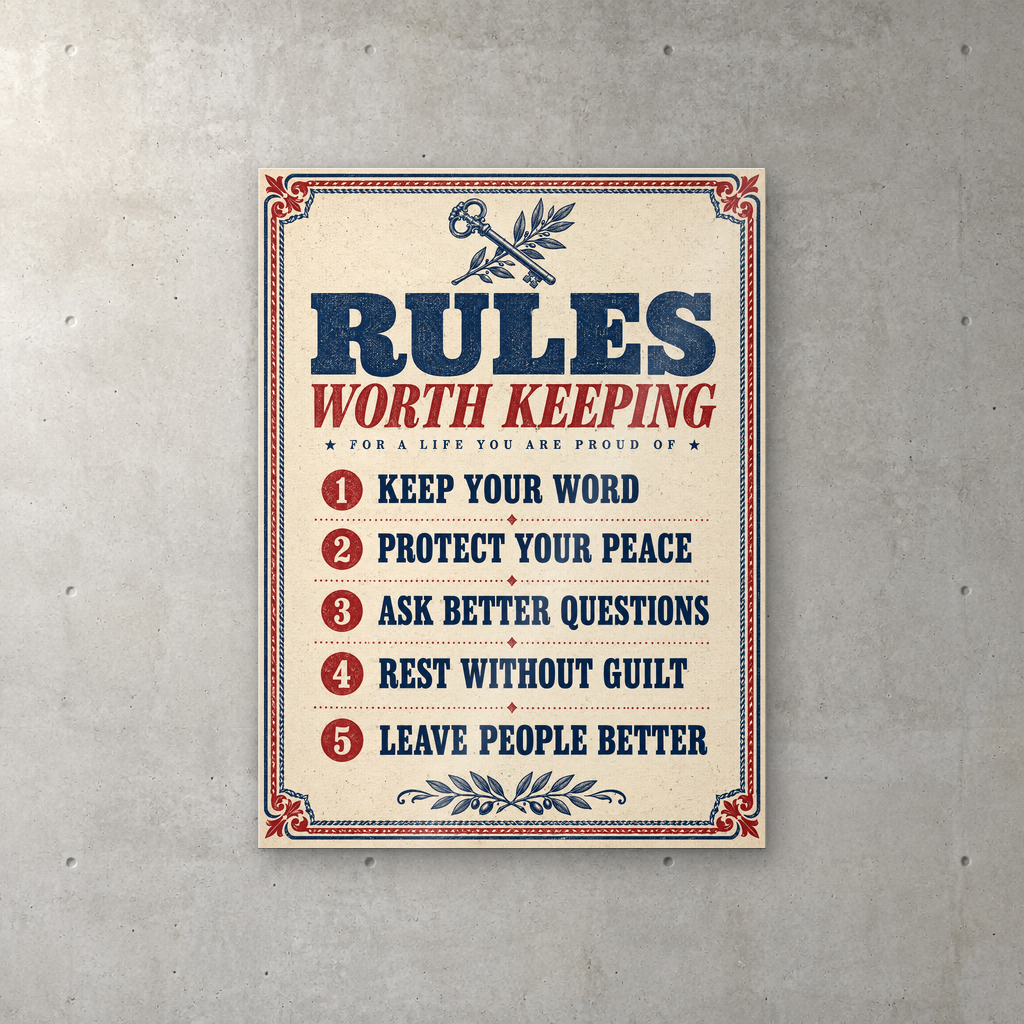 Rules Worth Keeping