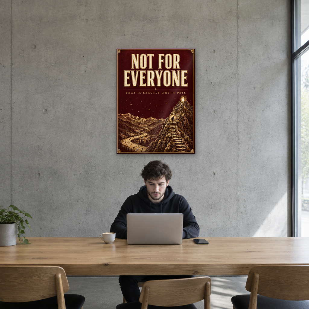 Not For Everyone