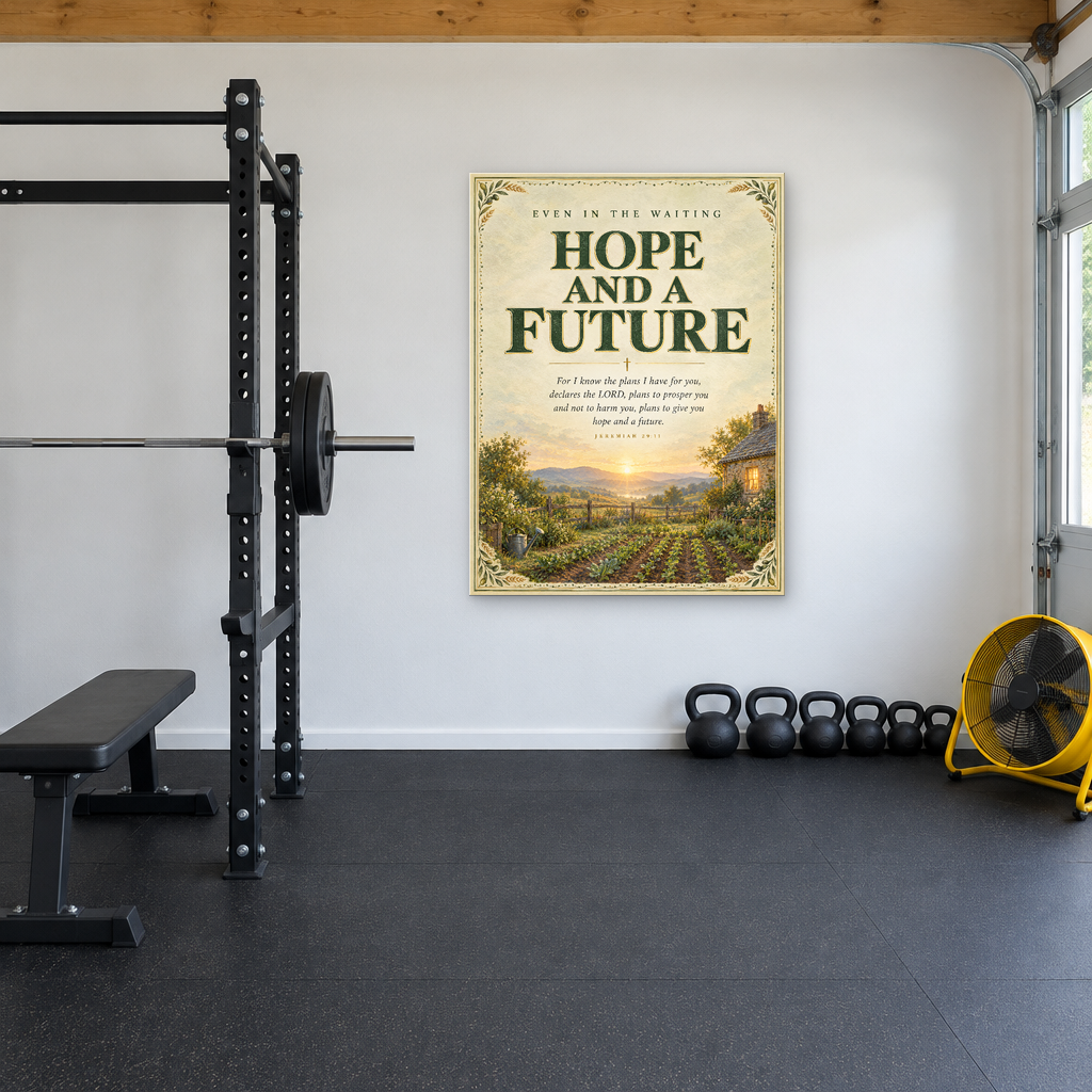 Hope And A Future Jeremiah 29:11 faith acrylic wall sign