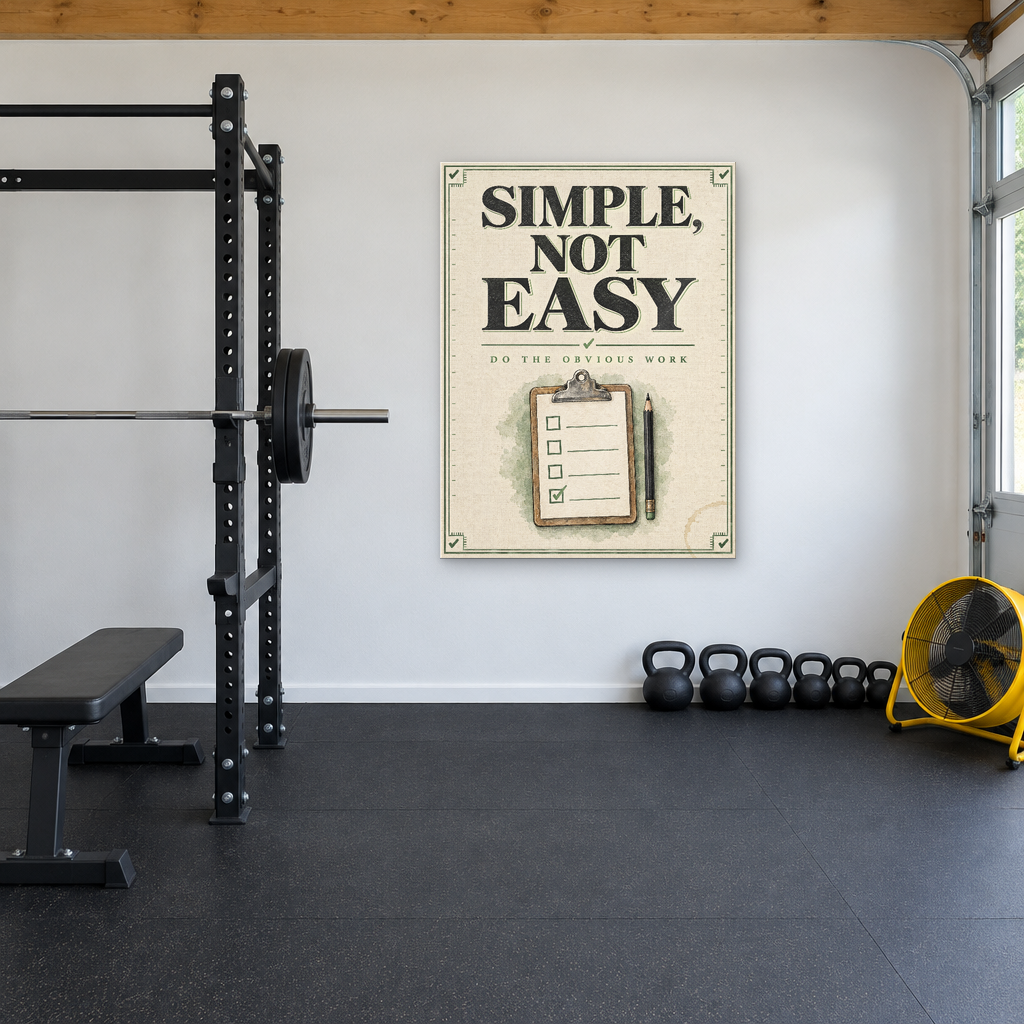 Simple, Not Easy