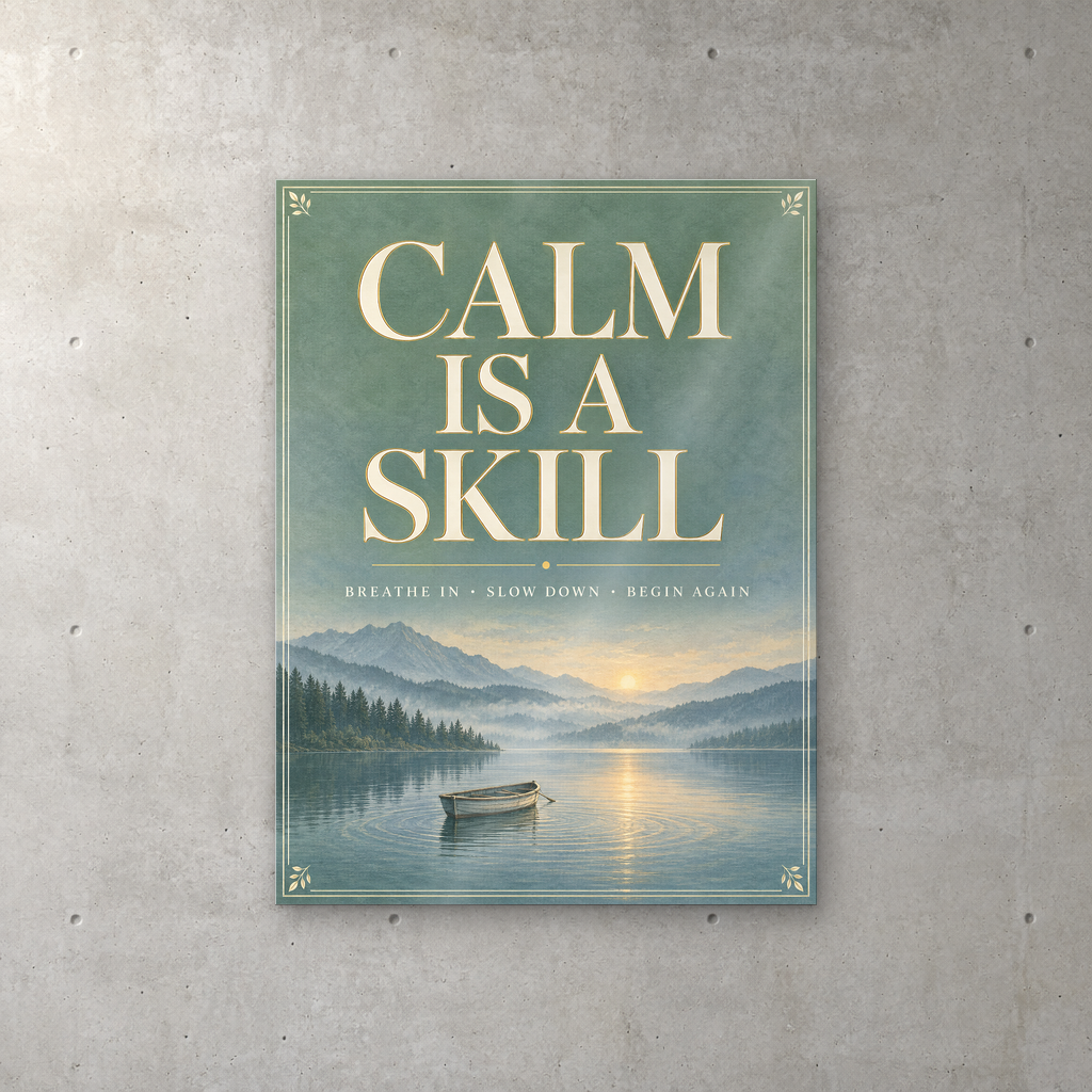 Calm Is A Skill