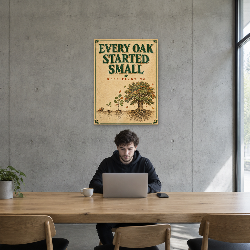 Every Oak Started Small