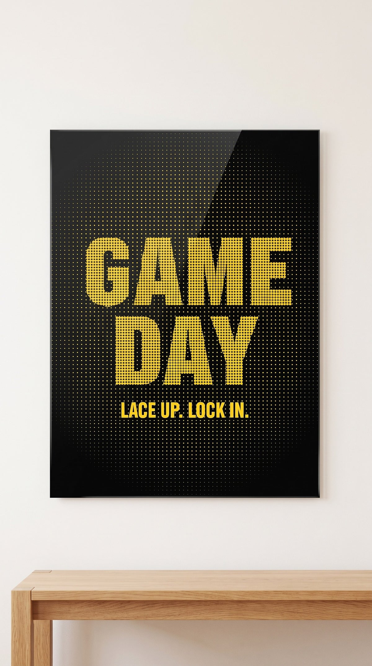 Game Day acrylic sign
